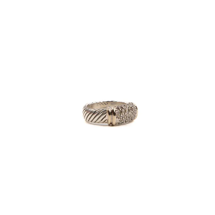 Rings David Yurman PreOwned David Yurman Diamond Metro Ring
