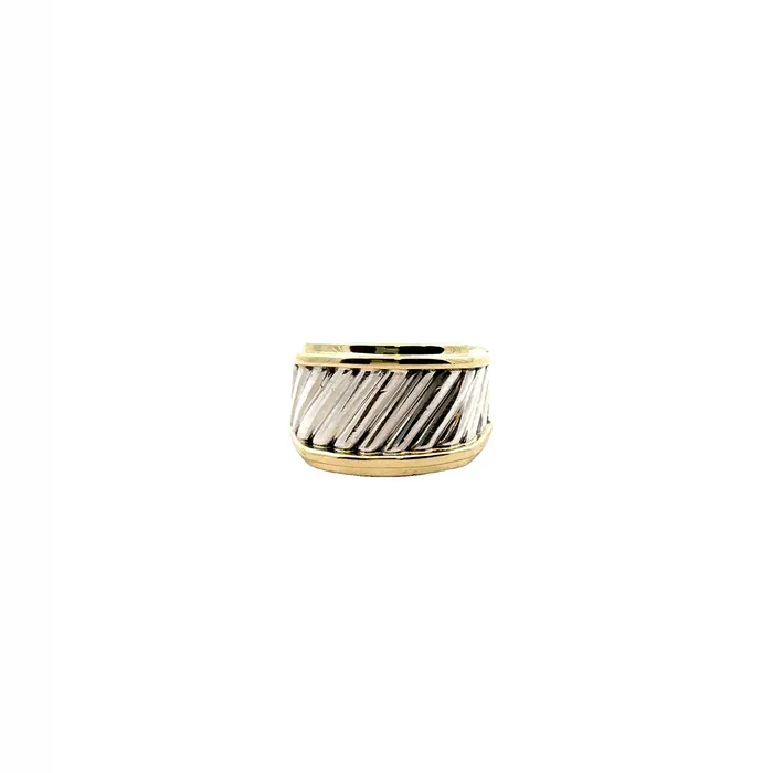 Rings David Yurman PreOwned David Yurman TwoTone Cigar Band