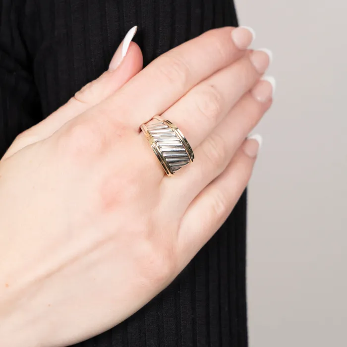 Rings David Yurman PreOwned David Yurman TwoTone Cigar Band