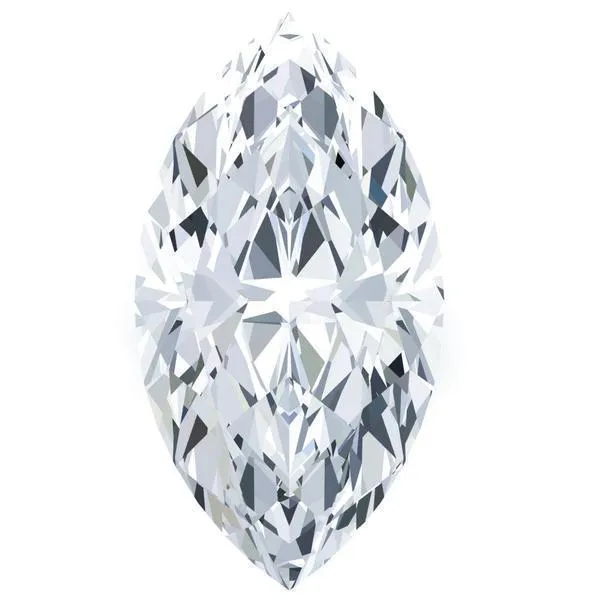 Rings FAB Moissanite Marquise Cut FIRE BRILLIANCE