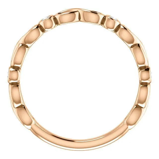 Rings Fire Brilliance Kenla Round Diamond or Moissanite 34 Eternity Infinity Inspired Bezel Set Band