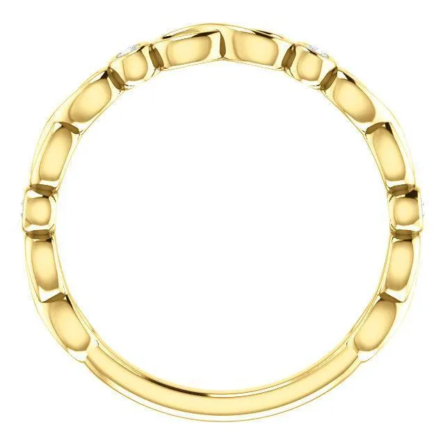 Rings Fire Brilliance Kenla Round Diamond or Moissanite 34 Eternity Infinity Inspired Bezel Set Band