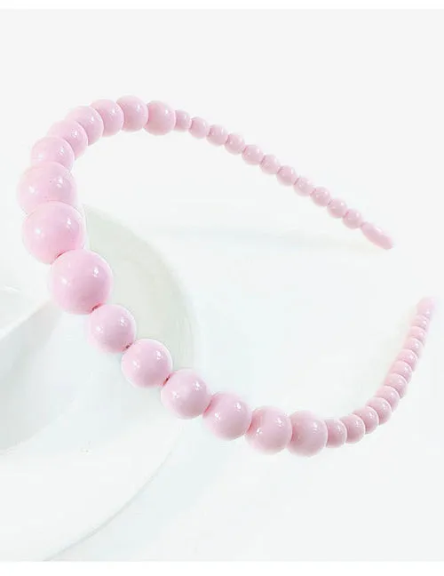 Rings H715 Light Pink Bead Head Band 02