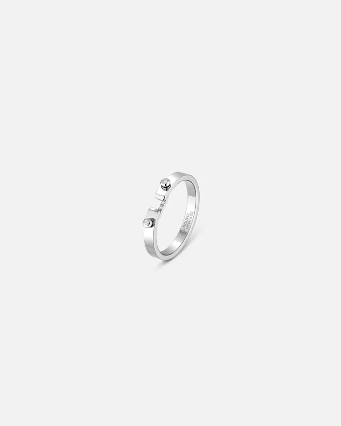 Rings Mood Business Meeting PM Mood Ring in White Gold