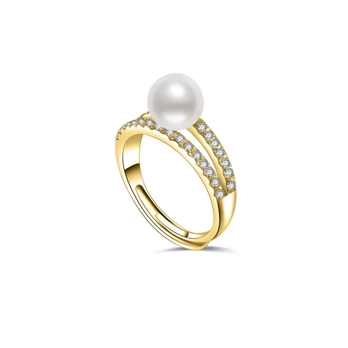 Rings Pearly Lustre New Yorker Freshwater Pearl Ring WR00253