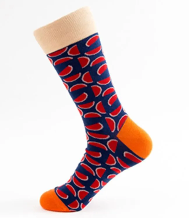 Rings POLLY SF950 Navy Blue Watermelon Socks