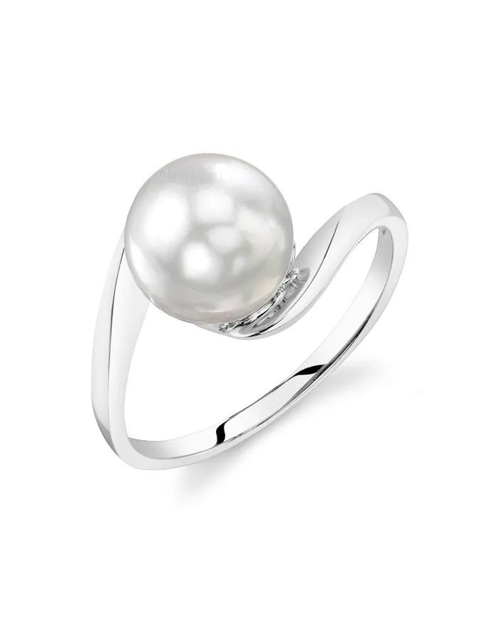 Rings spt White South Sea Pearl Antares Solitaire Ring