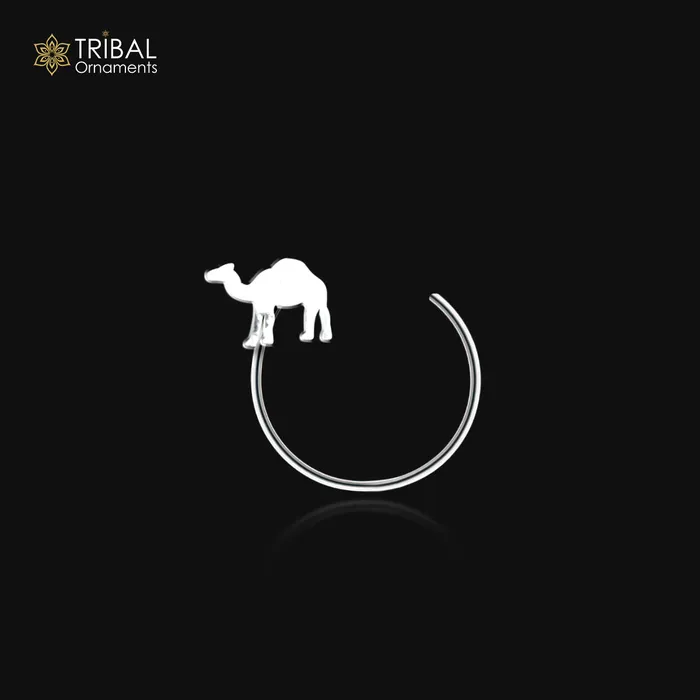 Rings TRIBAL ORNAMENTS 925 sterling silver camel design handmade fabulous nose pin u band tribal jewelry np80 Rings TRIBAL ORNAMENTS 925 sterling silver camel design handmade fabulous nose pin u band tribal jewelry np80