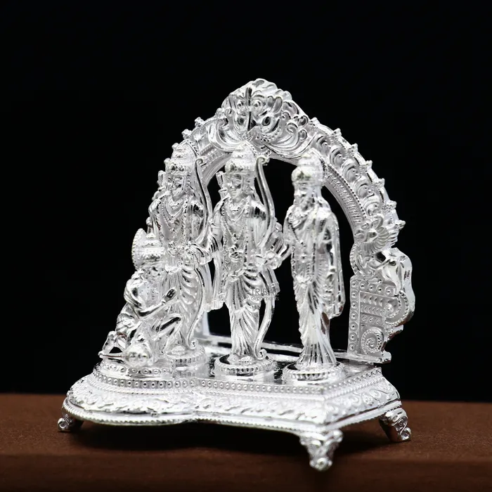 Rings TRIBAL ORNAMENTS 925 sterling silver handmade Divine Hindu god Rama Laxman Seeta and Hanuman blessing Statue Ram Darbar Divine figurine puja article art642 Rings TRIBAL ORNAMENTS 925 sterling silver handmade Divine Hindu god Rama Laxman Seeta and Hanuman blessing Statue Ram Darbar Divine figurine puja article art642