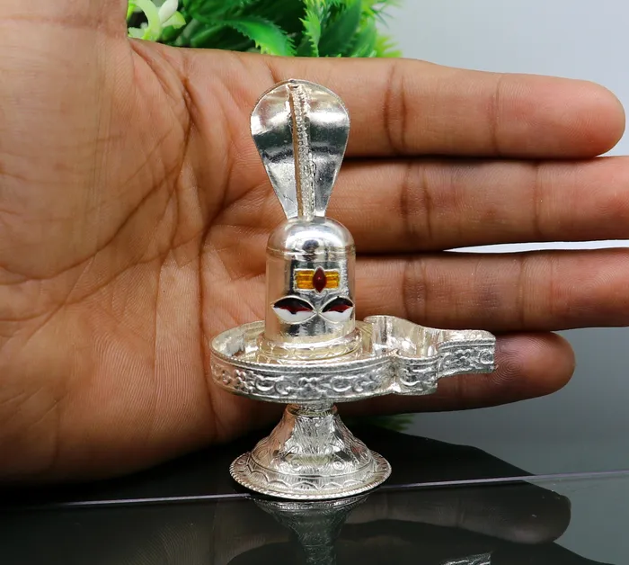 Rings TRIBAL ORNAMENTS 925 sterling silver handmade small Lord shivaLinga Stand silver utensil silver puja temple art shiva lingam stand with serpent su160 Rings TRIBAL ORNAMENTS 925 sterling silver handmade small Lord shivaLinga Stand silver utensil silver puja temple art shiva lingam stand with serpent su160