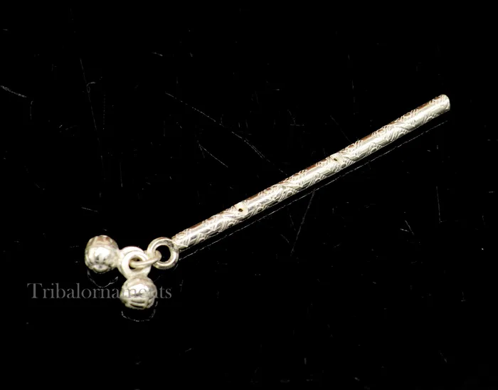 Rings Vintage design small flute Solid silver handmade idol krishna flute silver bansuri laddu gopala flute little krishna flute puja art su504 TRIBAL ORNAMENTS Rings Vintage design small flute Solid silver handmade idol krishna flute silver bansuri laddu gopala flute little krishna flute puja art su504 TRIBAL ORNAMENTS