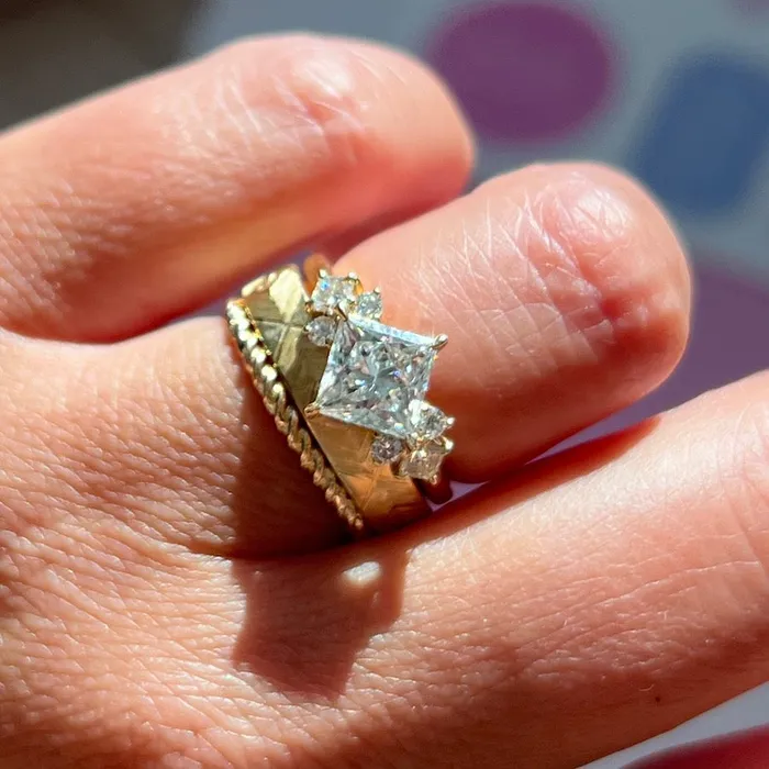 Rope Fine Gold Band Made By Gem Breakfast Rings
