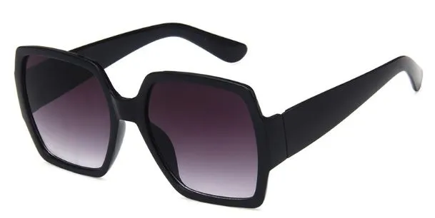 S17 Solid Black Sunglasses POLLY Rings