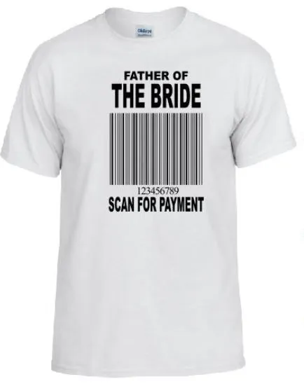 Sand Dollar Sales TS25 Father Of The Bride White TShirt Necklaces