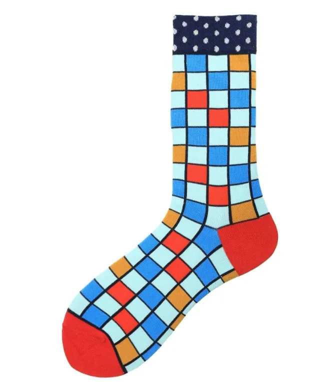 SF927 Colorful Squares Socks POLLY Earrings