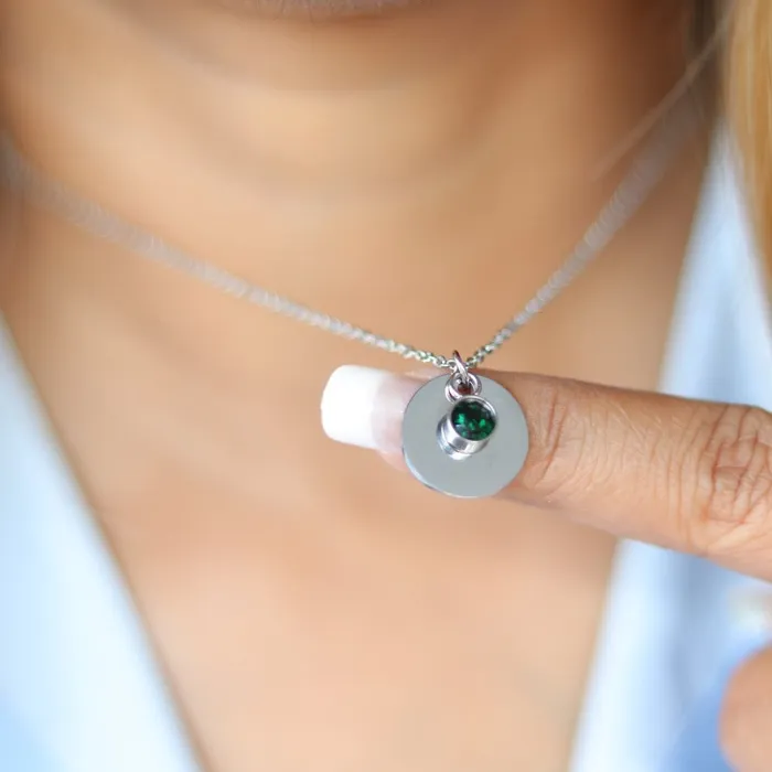 Silver Birthstone Necklace Jewelvers Necklaces Silver Birthstone Necklace Jewelvers Necklaces