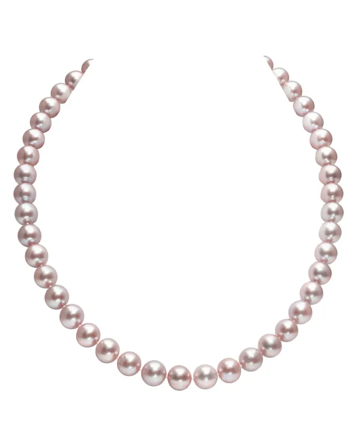 spt Necklaces 8595mm Pink Freshwater Pearl Necklace AAAA Quality