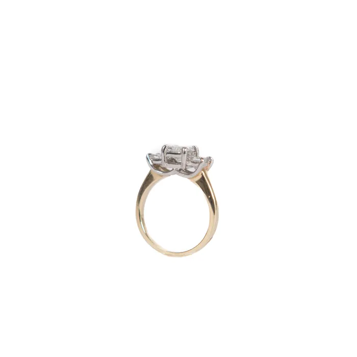 STORE 5a Luxury Preowned Goods PreOwned Diamond Three Stone Engagement Ring Rings