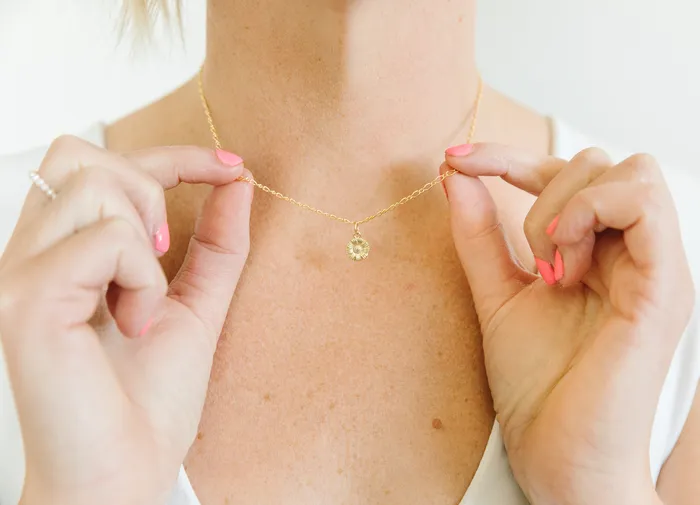 Sunflower Necklace DLUX Necklaces