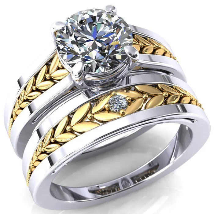 Tayah Round Center Stone 4 Prong Engagement Ring Fire Brilliance Rings Tayah Round Center Stone 4 Prong Engagement Ring Fire Brilliance Rings