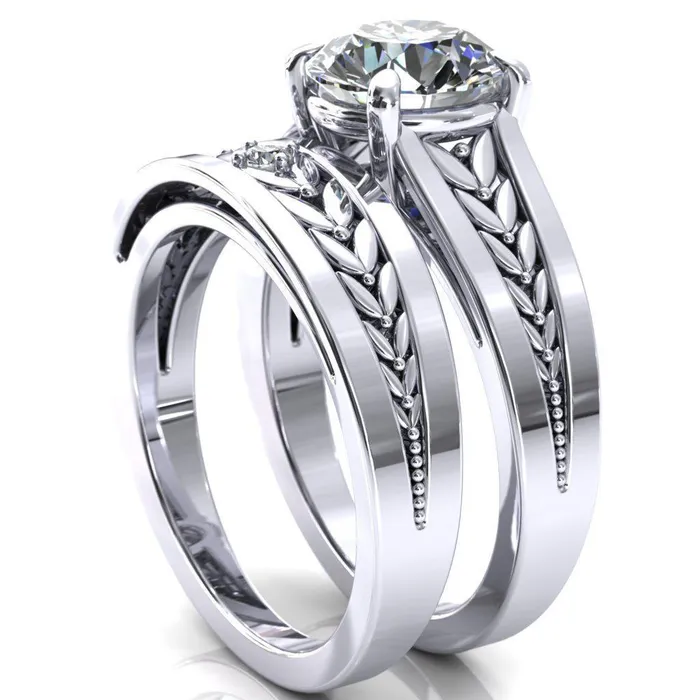 Tayah Round Center Stone 4 Prong Engagement Ring Fire Brilliance Rings