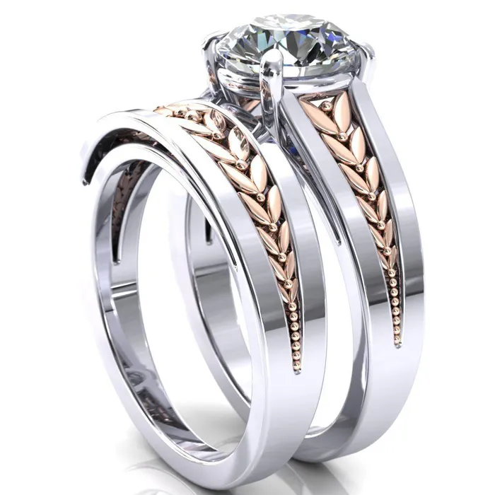Tayah Round Center Stone 4 Prong Engagement Ring Fire Brilliance Rings