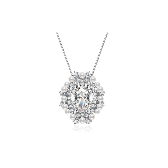 Top Grade Freshwater Pearl Necklace WN00576 CELESTE Pearly Lustre Necklaces Top Grade Freshwater Pearl Necklace WN00576 CELESTE Pearly Lustre Necklaces