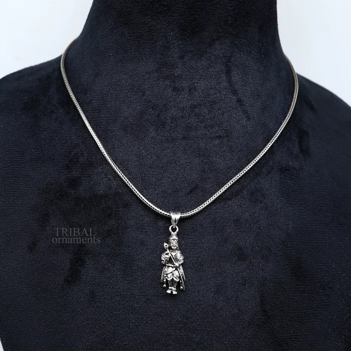 TRIBAL ORNAMENTS 925 sterling silver Divine lord murugan KARTHIKEYA pendant excellent vintage designer silver handmade elegant pendant jewelry ssp1635 Necklaces