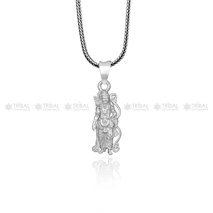 TRIBAL ORNAMENTS 925 sterling silver gold polished Lordjai Shree Ram divine pendant nsp922 Necklaces TRIBAL ORNAMENTS 925 sterling silver gold polished Lordjai Shree Ram divine pendant nsp922 Necklaces