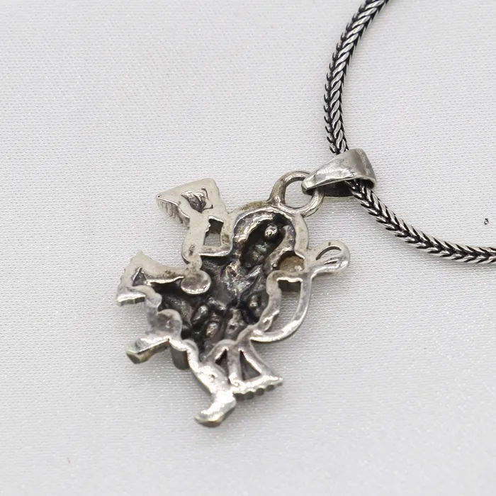 TRIBAL ORNAMENTS 925 sterling silver handmade Hindu idol God Lord hanuman flying pendant amazing divine lord bajarangbali pendant gifting jewelry NSP815 Necklaces TRIBAL ORNAMENTS 925 sterling silver handmade Hindu idol God Lord hanuman flying pendant amazing divine lord bajarangbali pendant gifting jewelry NSP815 Necklaces