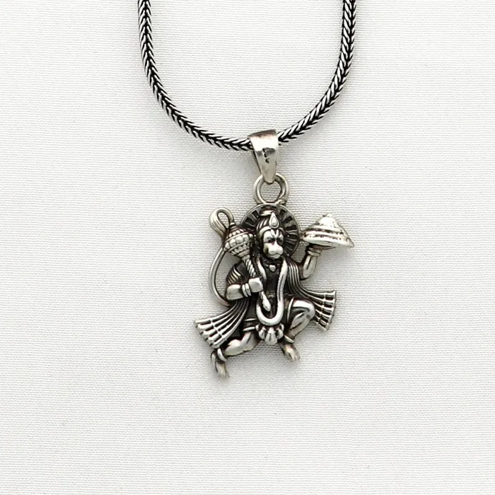 TRIBAL ORNAMENTS 925 sterling silver handmade Hindu idol God Lord hanuman flying pendant amazing divine lord bajarangbali pendant gifting jewelry NSP815 Necklaces TRIBAL ORNAMENTS 925 sterling silver handmade Hindu idol God Lord hanuman flying pendant amazing divine lord bajarangbali pendant gifting jewelry NSP815 Necklaces