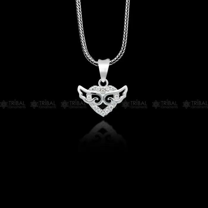 TRIBAL ORNAMENTS 925 Sterling silver handmade unique design pendant nsp926 Necklaces