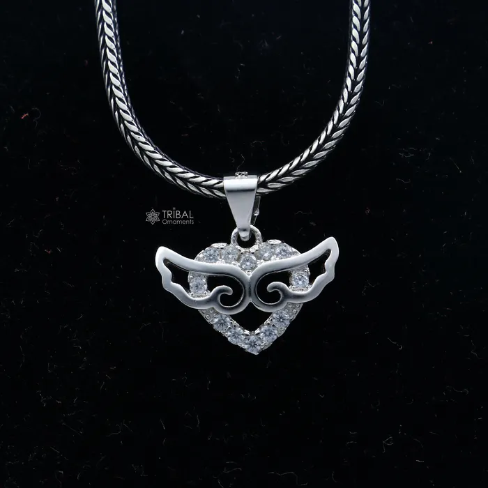 TRIBAL ORNAMENTS 925 Sterling silver handmade unique design pendant nsp926 Necklaces
