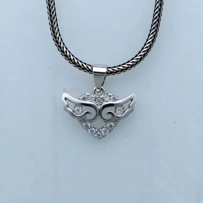 TRIBAL ORNAMENTS 925 Sterling silver handmade unique design pendant nsp926 Necklaces