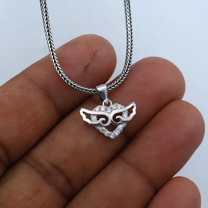 TRIBAL ORNAMENTS 925 Sterling silver handmade unique design pendant nsp926 Necklaces