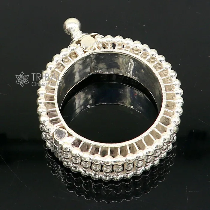 TRIBAL ORNAMENTS Bracelets Indian Traditional cultural design trendy 925 sterling silver handmade cuff kada bracelet amazing vintage design brides bangle cuff185 TRIBAL ORNAMENTS Bracelets Indian Traditional cultural design trendy 925 sterling silver handmade cuff kada bracelet amazing vintage design brides bangle cuff185
