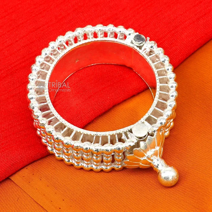 TRIBAL ORNAMENTS Bracelets Indian Traditional cultural design trendy 925 sterling silver handmade cuff kada bracelet amazing vintage design brides bangle cuff185 TRIBAL ORNAMENTS Bracelets Indian Traditional cultural design trendy 925 sterling silver handmade cuff kada bracelet amazing vintage design brides bangle cuff185