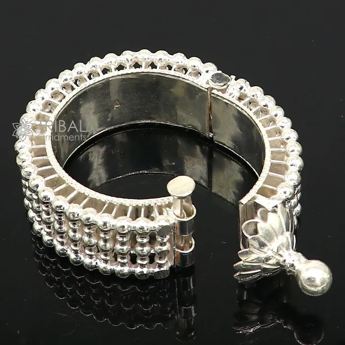 TRIBAL ORNAMENTS Bracelets Indian Traditional cultural design trendy 925 sterling silver handmade cuff kada bracelet amazing vintage design brides bangle cuff185 TRIBAL ORNAMENTS Bracelets Indian Traditional cultural design trendy 925 sterling silver handmade cuff kada bracelet amazing vintage design brides bangle cuff185
