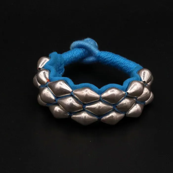 TRIBAL ORNAMENTS Bracelets Traditional design handmade sterling silver beads ball fabulous vintage tribal cuff bracelet from rajasthan india cb01 TRIBAL ORNAMENTS Bracelets Traditional design handmade sterling silver beads ball fabulous vintage tribal cuff bracelet from rajasthan india cb01