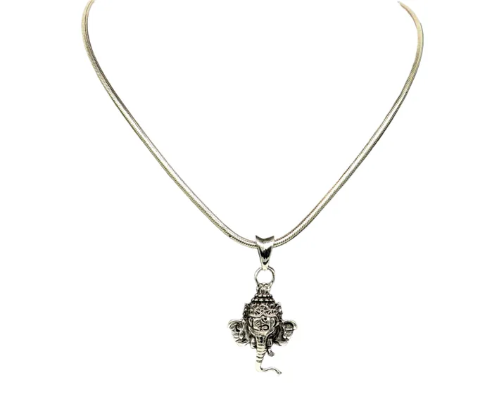 TRIBAL ORNAMENTS Necklaces 925 sterling silver handmade Indian idol Ganesha pendant amazing stylish unisex pendant locket personalized jewelry tribal jewelry ssp509 TRIBAL ORNAMENTS Necklaces 925 sterling silver handmade Indian idol Ganesha pendant amazing stylish unisex pendant locket personalized jewelry tribal jewelry ssp509