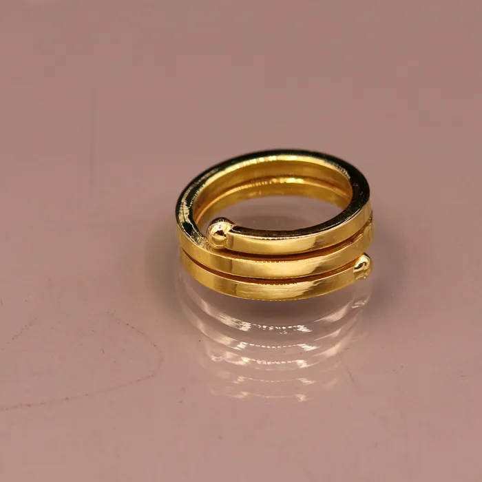 TRIBAL ORNAMENTS Rings 22kt yellow gold handmade fabulous spiral ring vintage antique design all sizes ring band for unisex gifting jewelry from india GR005 TRIBAL ORNAMENTS Rings 22kt yellow gold handmade fabulous spiral ring vintage antique design all sizes ring band for unisex gifting jewelry from india GR005
