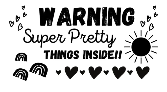 Twisted Moon Jewelry Earrings Warning Super Pretty Things Inside
