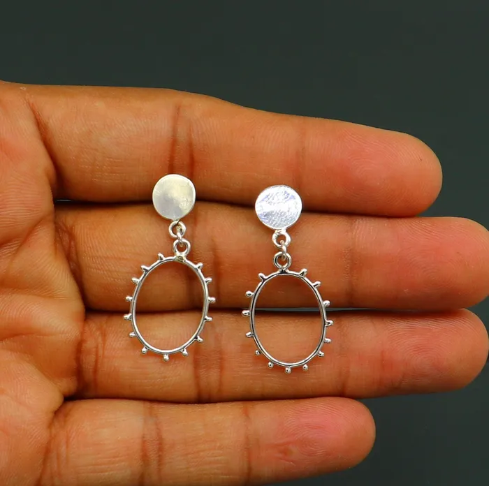 Vintage customized pure e925 sterling silver stud earring excellent fancy elegant dainty light weight earrings best gifting ear654 TRIBAL ORNAMENTS Earrings Vintage customized pure e925 sterling silver stud earring excellent fancy elegant dainty light weight earrings best gifting ear654 TRIBAL ORNAMENTS Earrings