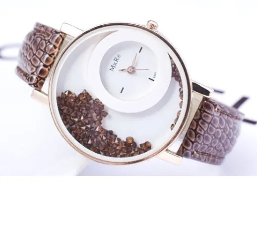 W70 Brown Confetti Collection Quartz Watch 01 Watches
