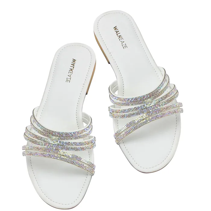 Walkeaze Earrings Women Formal Slippers 40010S