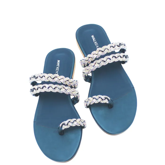 Walkeaze Earrings Women Formal Slippers 40125S