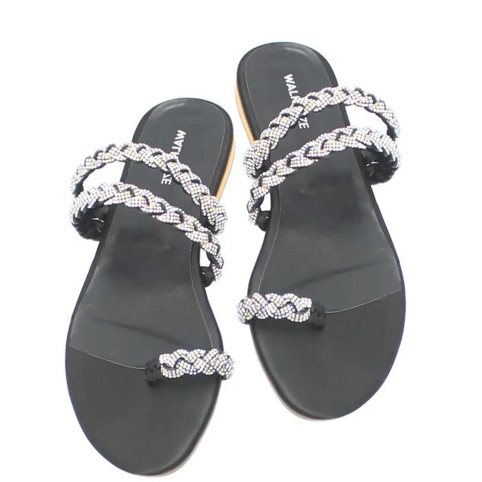 Walkeaze Earrings Women Formal Slippers 40125S