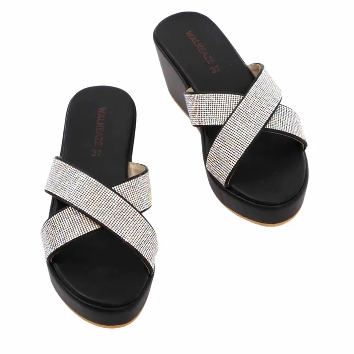 Walkeaze Earrings Women Formal Wedge 74878S