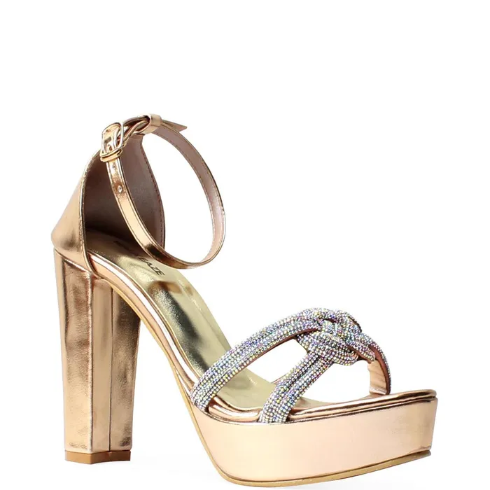 Walkeaze Necklaces Women Formal Block Heel 62716S