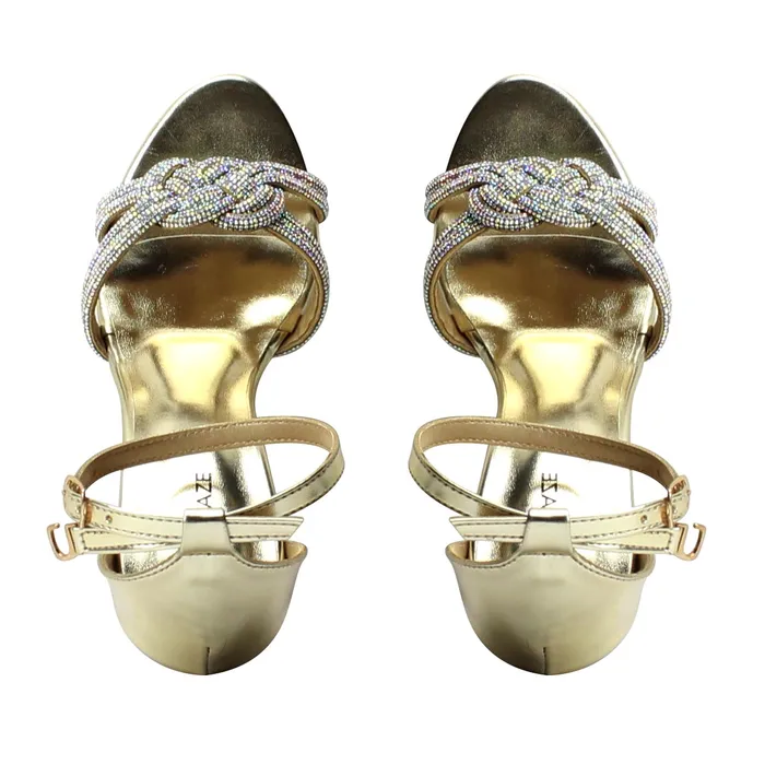 Walkeaze Necklaces Women Formal Block Heel 62716S